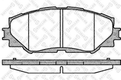 Комплект тормозных колодок STELLOX 001 089B-SX